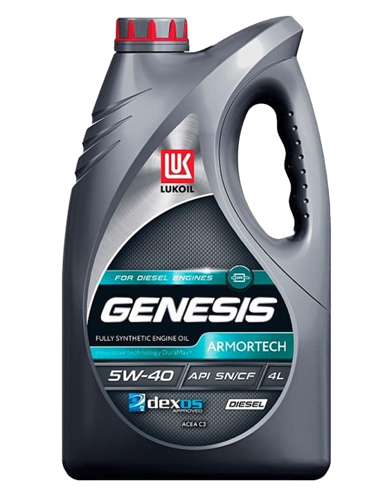 Моторное масло Лукойл Genesis Armortech Diesel 5W40, 4л